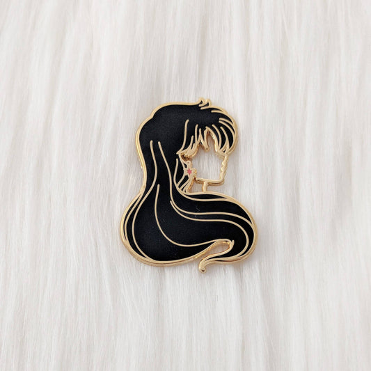 Mars Moonie Silhouette Enamel Pin