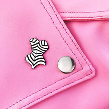 Load image into Gallery viewer, Retro Barbie Swimsuit Enamel Pin
