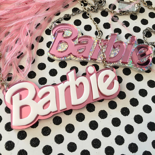 Barbie Acrylic Necklace