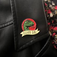 Load image into Gallery viewer, Clever Girl Enamel Pin
