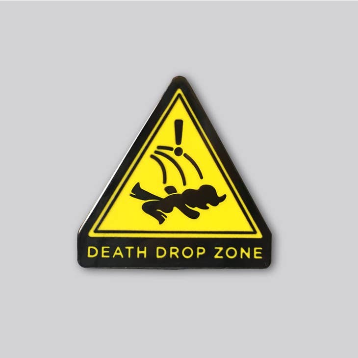 Death Drop Zone Enamel Pin