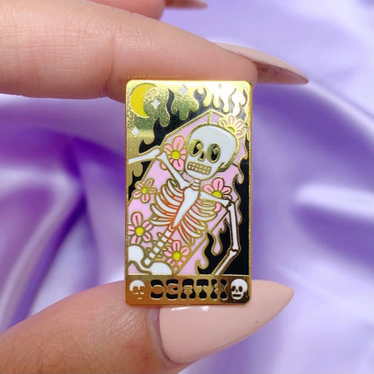 Death Tarot Enamel Pin