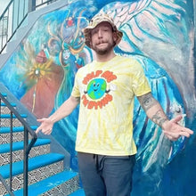 Load image into Gallery viewer, Dying Earth Yellow Tie Dye Tee
