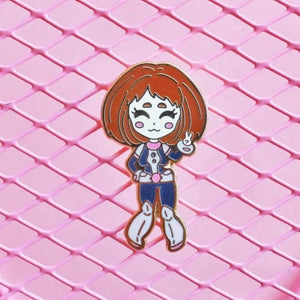 Float Anime Girl Enamel Pin