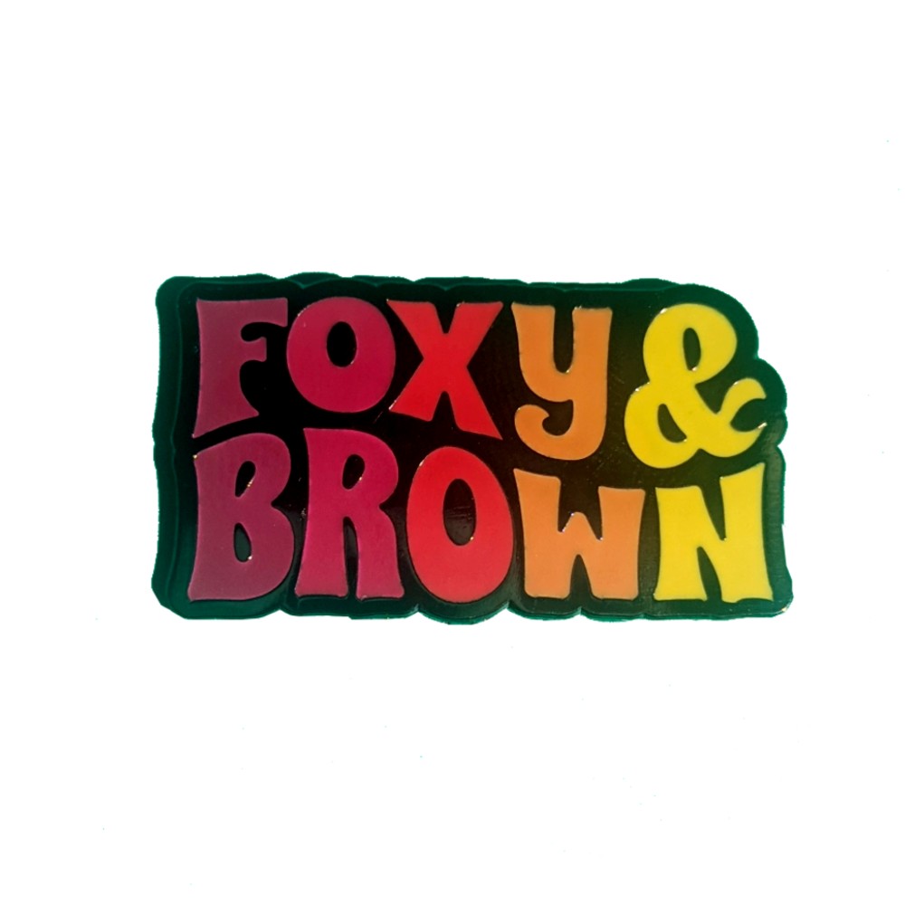 Foxy & Brown Enamel Pin