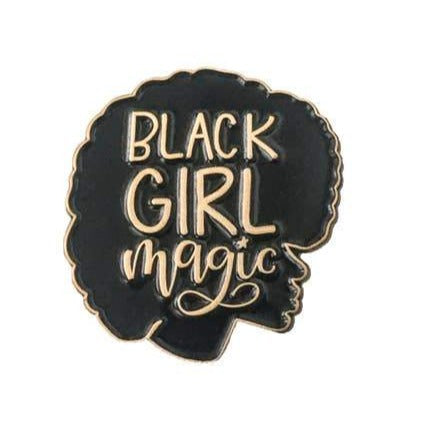 Black Girl Magic Enamel Pin