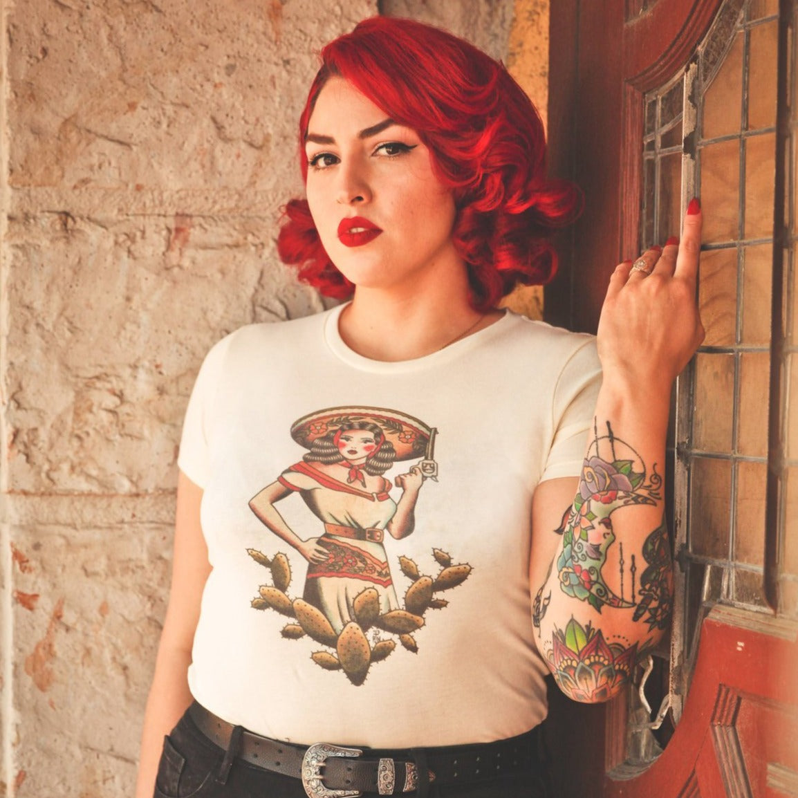 La Ranchera Tee by Mischief Made available at stupidkitsch.com