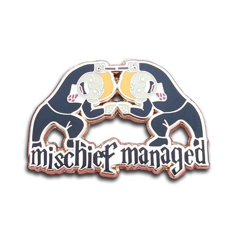 Fred & George Mischief Managed Enamel Pin