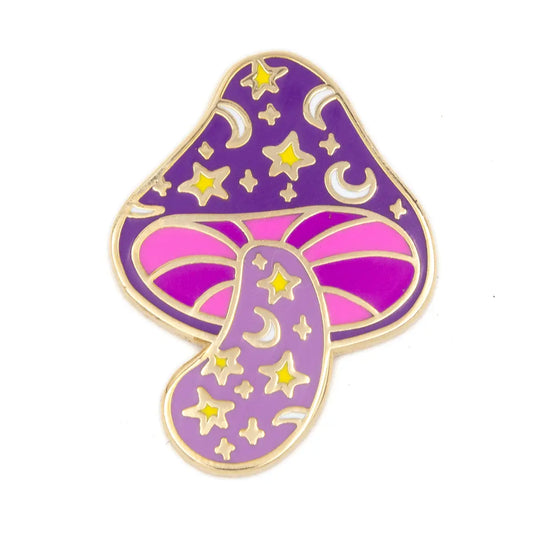 Celestial Mushroom Enamel Pin