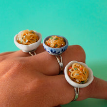 Load image into Gallery viewer, Pancit Canton Adjustable Ring (Blue Porcelain)
