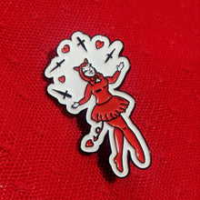 Load image into Gallery viewer, Dagger Devil Enamel Pin
