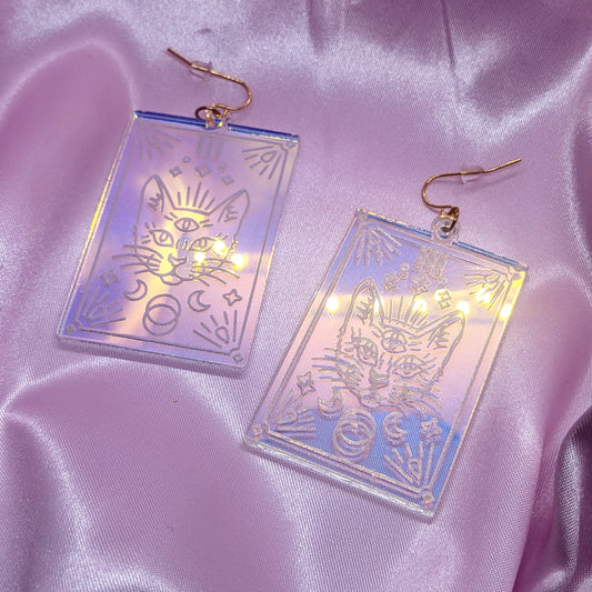The Empress Tarot Card Acrylic Earrings