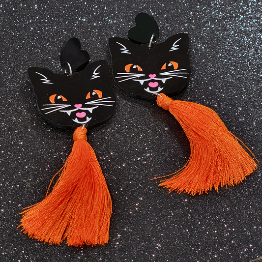 Spooky Kitty Earrings