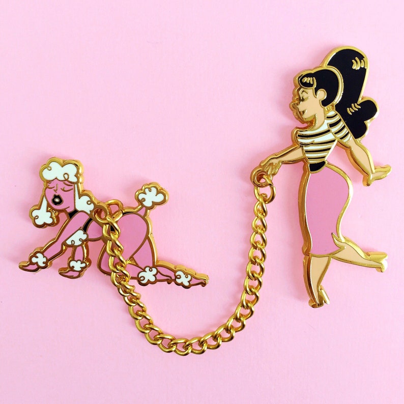 Puppy Play Enamel Pin Set