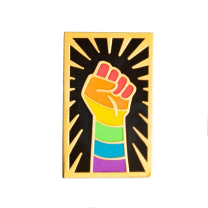 Rainbow Resist Enamel Pin