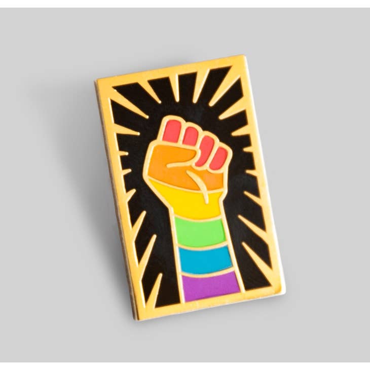 Rainbow Resist Enamel Pin