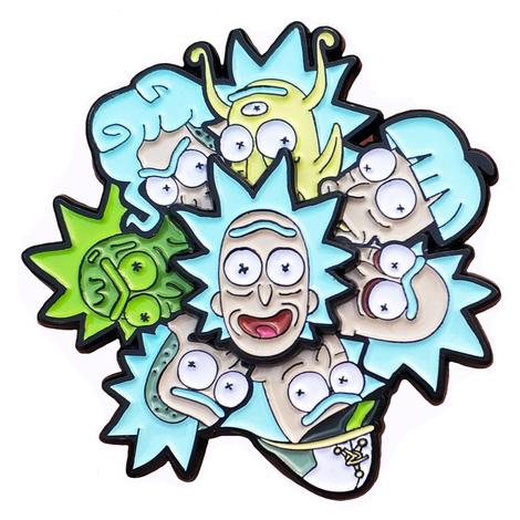 Rick and Morty Spinner Enamel Pin