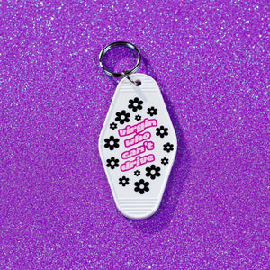Virgin Who Can't Drive Keychain