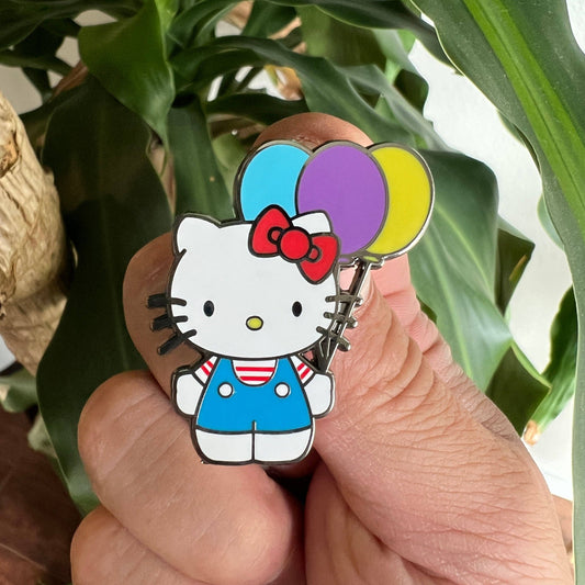 Pop Up Loon Kitty Enamel Pin by Hype Pins